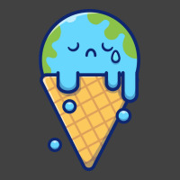 Cute Ice Cream Earth Melting Music Vintage T-shirt | Artistshot