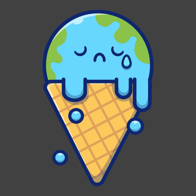 Cute Ice Cream Earth Melting Music Vintage T-Shirt by doveriilskeh | Artistshot