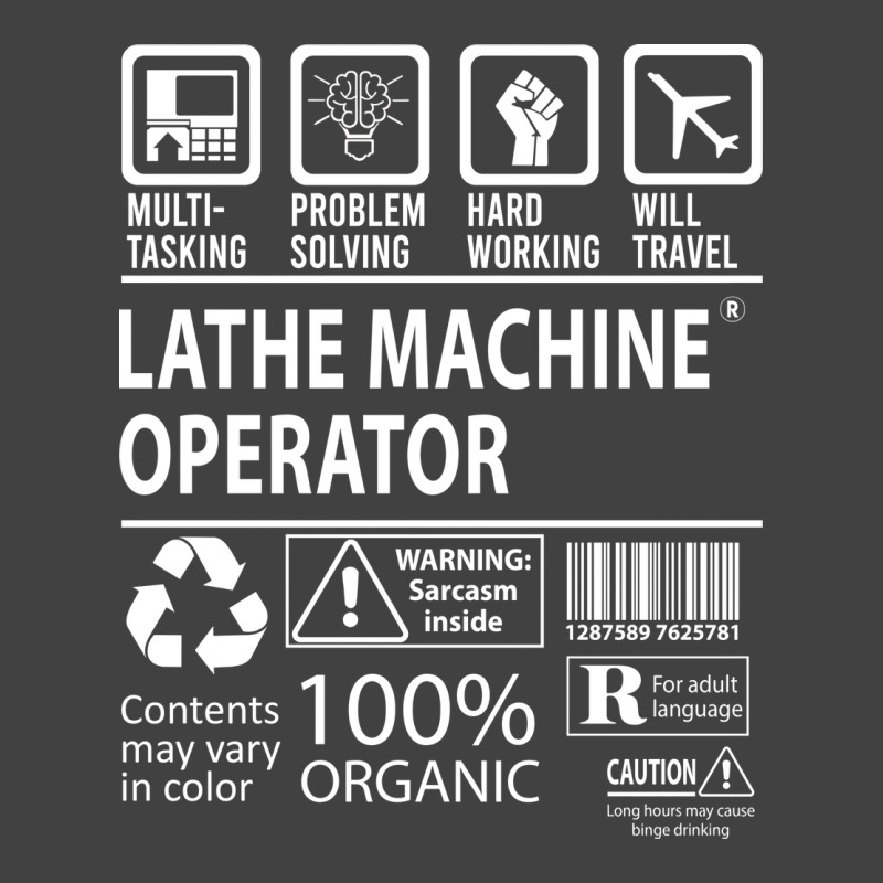 Lathe Machine Operator T  Multitasking Certified J Vintage T-shirt | Artistshot