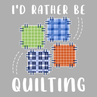 Id Rather Be Quilting Boy Ladies Fitted T-shirt | Artistshot