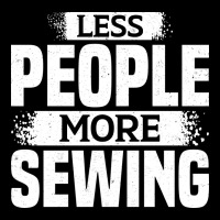 Less People More Sewing Music Lightweight Hoodie | Artistshot