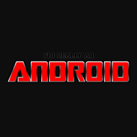 Im Really An Android Red Crop Top | Artistshot