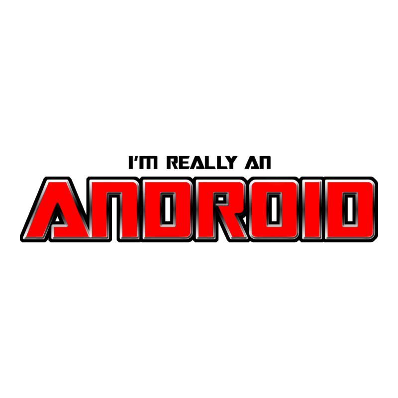 Im Really An Android Red Maternity Scoop Neck T-shirt by alevontrudovx | Artistshot