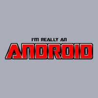 Im Really An Android Red Tank Dress | Artistshot