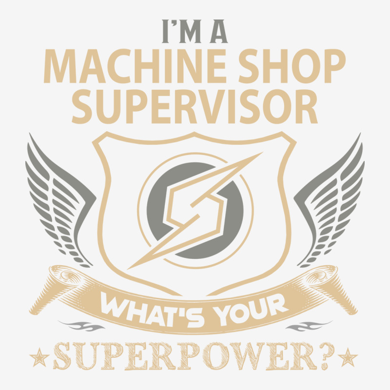 Machine Shop Supervisor T  Superpower Gift Item Te Adjustable Cap | Artistshot