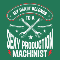 Machining Wife Girlfriend Production Machinist Tra Ladies Fitted T-shirt | Artistshot