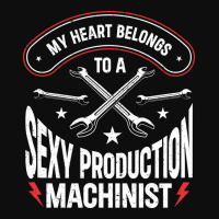 Machining Wife Girlfriend Production Machinist Tra Crop Top | Artistshot