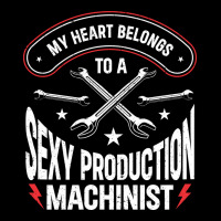 Machining Wife Girlfriend Production Machinist Tra Maternity Scoop Neck T-shirt | Artistshot