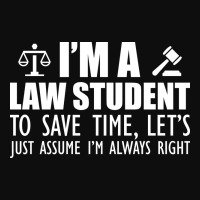 Law Student Im A Law Student To Save Time Lets Jus Crop Top | Artistshot