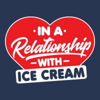 In A Relationship With Ice Creams Funny Ice Cream Men Denim Jacket | Artistshot