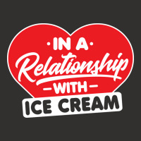 In A Relationship With Ice Creams Funny Ice Cream Champion Hoodie | Artistshot