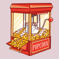 Popcorn Machine Girl Ladies Fitted T-shirt | Artistshot