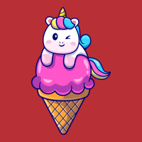 Cute Unicorn On Ice Cream Cone Cartoon Cute T-shirt | Artistshot