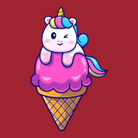 Cute Unicorn On Ice Cream Cone Cartoon Cute Long Sleeve Shirts | Artistshot