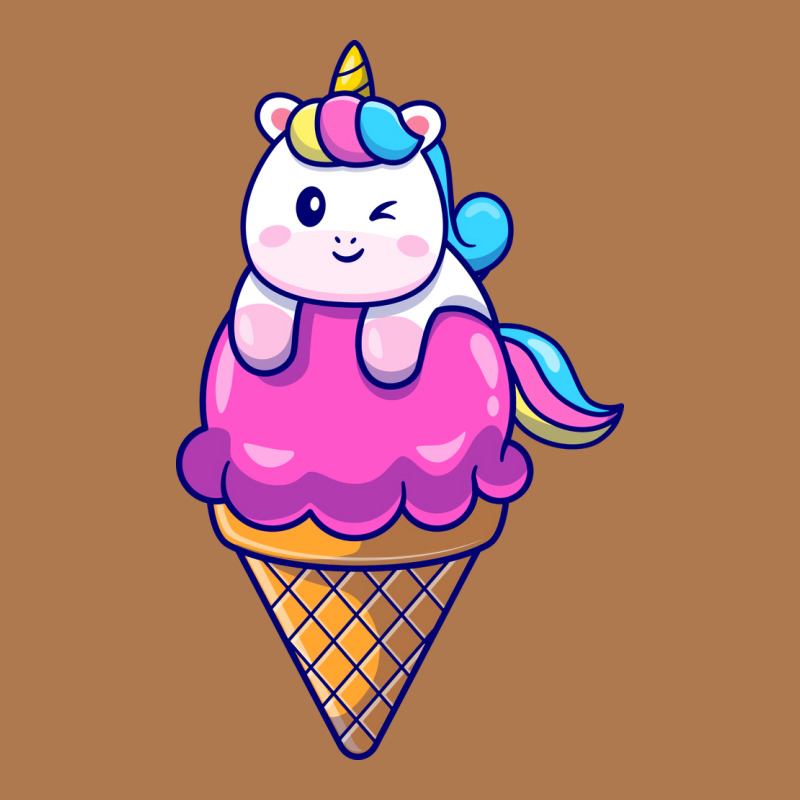 Cute Unicorn On Ice Cream Cone Cartoon Cute Vintage Short by amorajankuk | Artistshot