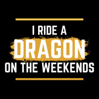 I Ride A Dragon On The Weekends   Dragon Quote   B Men's 3/4 Sleeve Pajama Set | Artistshot