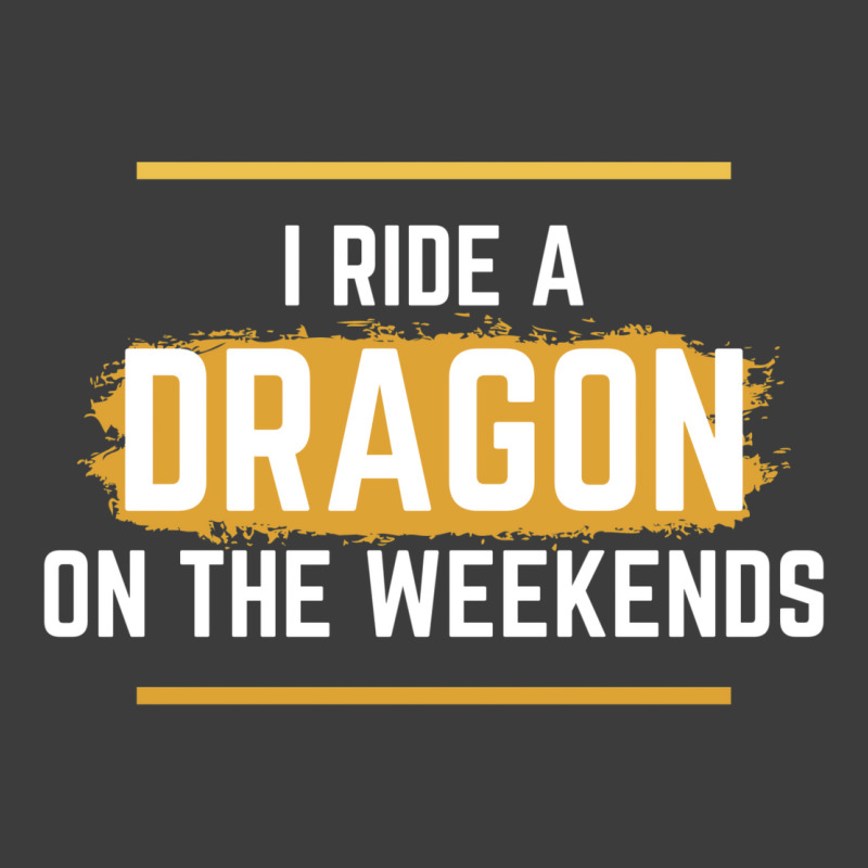 I Ride A Dragon On The Weekends   Dragon Quote   B Men's Polo Shirt | Artistshot