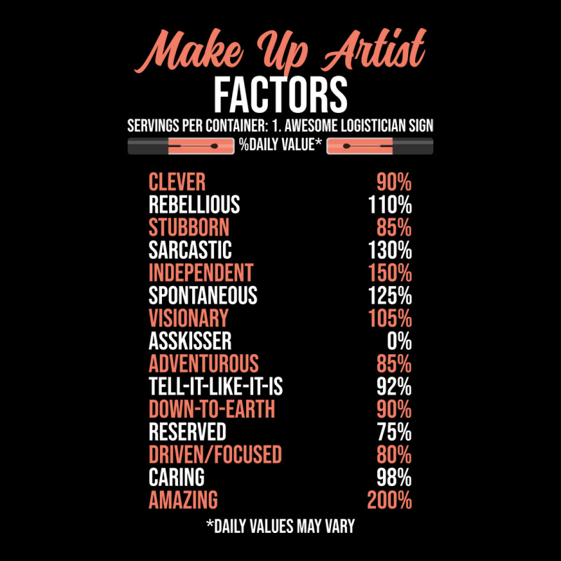 Make Up Artist Factors Daily Value Make Green Zipper Hoodie | Artistshot