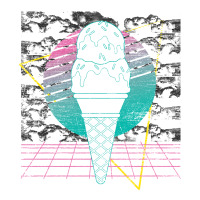 Sweets Ice Cream Cone Foodie Retro Vaporwave Ice C V-neck Tee | Artistshot