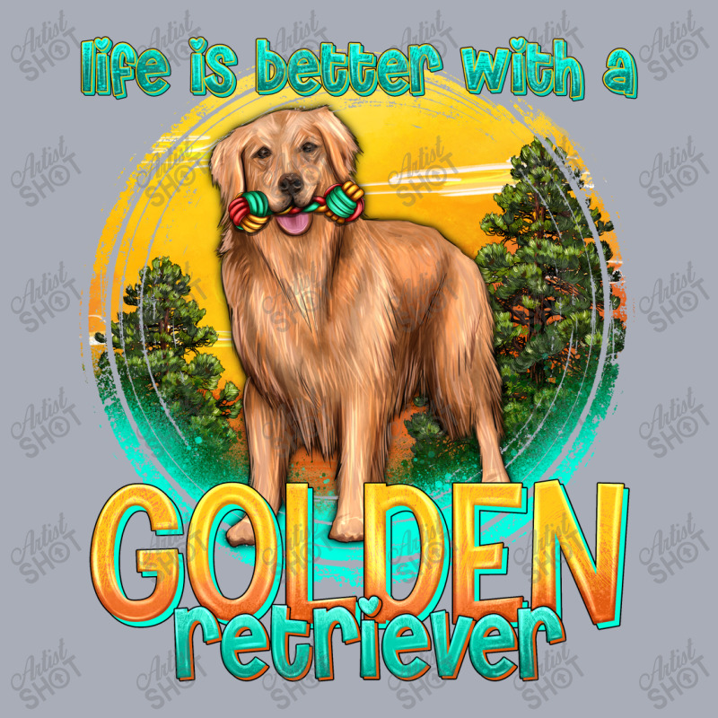 Life Is Better With A Golden Retriever Tank Dress by enoddigitalart@gmail.com | Artistshot