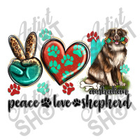 Peace Love Australian Shepherd Youth Hoodie | Artistshot