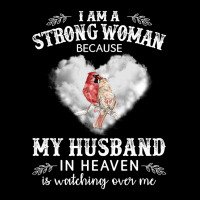 I Am Strong Woman Because My Husband In Heaven Is Pocket T-shirt | Artistshot