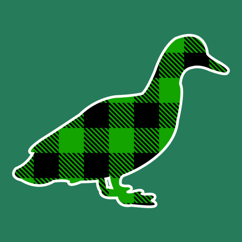 Duck Green Plaid Pattern Christmas Pajama Funny Gi T-Shirt by bonitamella8 | Artistshot