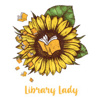 Library Lady Sunflower Library Lady V-neck Tee | Artistshot