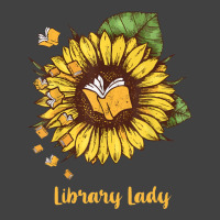 Library Lady Sunflower Library Lady Vintage T-shirt | Artistshot