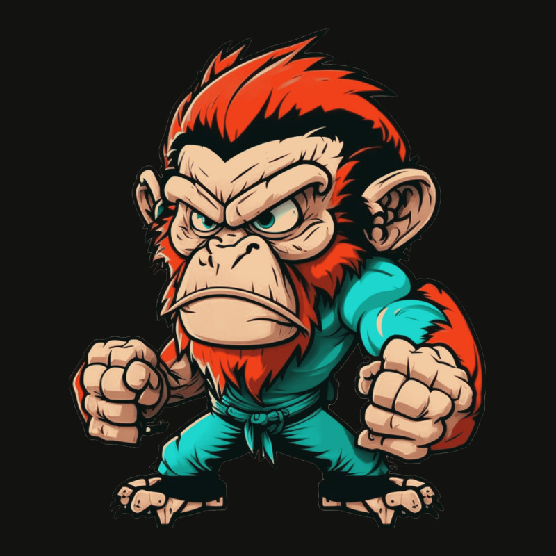 Monkey Master Angry Scorecard Crop Tee by Charlottet100 | Artistshot