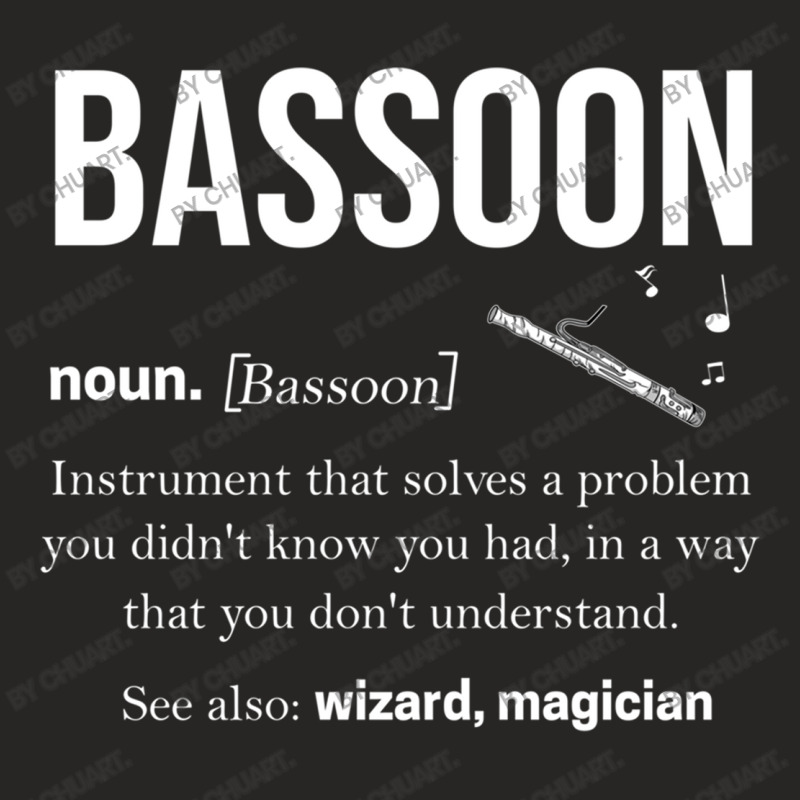 Bassoon Bassoon Orchestra Musical Instrument Oboe Ladies Fitted T-Shirt by ChuArt. | Artistshot