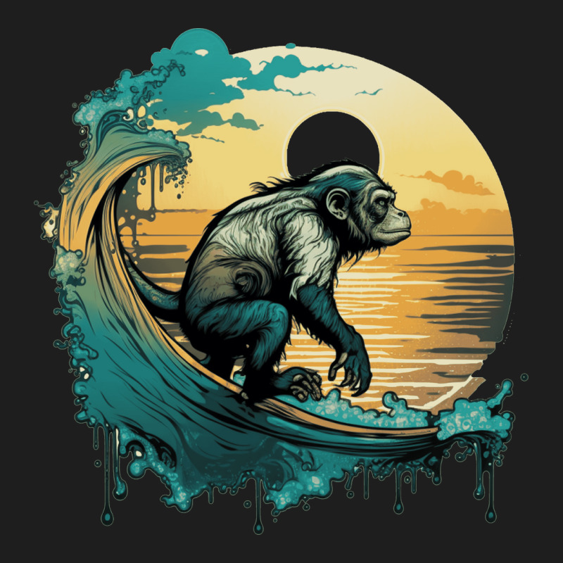 Monkey Ocean Sea Classic T-shirt by ZoritaStrong290 | Artistshot