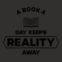 Book A Book A Day Keeps Reality Away Vintage Champion Hoodie | Artistshot