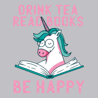 Drink Tea Read Books Be Happy Unicorn Book Books L Pocket T-shirt | Artistshot