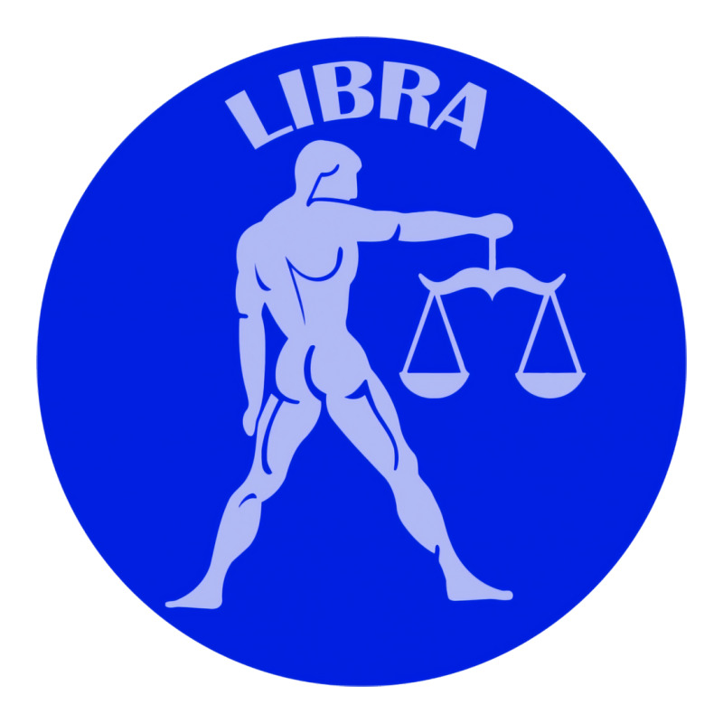 Libra Astrology Zodiac Sign Libra Man Holding Scal V-neck Tee | Artistshot