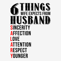 6 Things Wife Expects From Husband Funny Valentine Graphic T-shirt | Artistshot