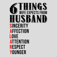 6 Things Wife Expects From Husband Funny Valentine Men's Polo Shirt | Artistshot