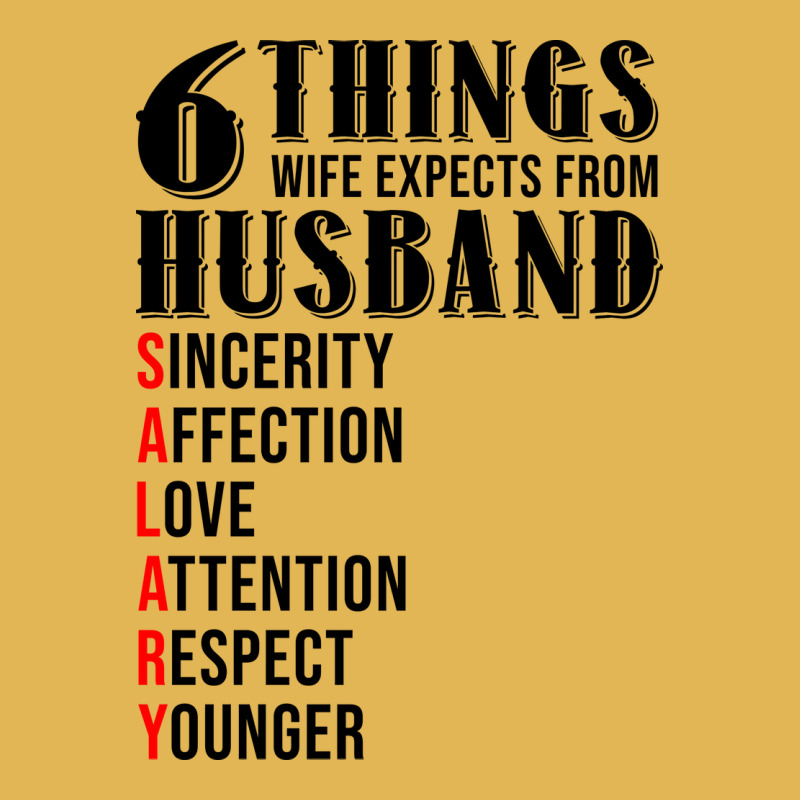 6 Things Wife Expects From Husband Funny Valentine Vintage Hoodie And Short Set by soyefkettieu | Artistshot