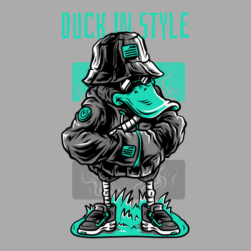 Awesome Duck In Style Design Music T-shirt | Artistshot