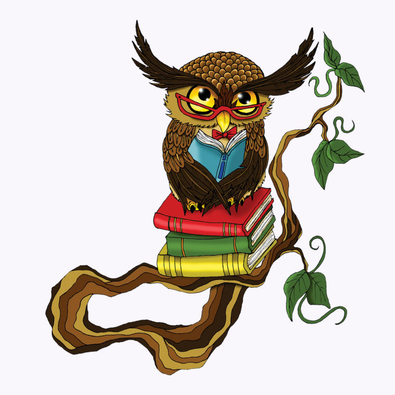 Mr Books Owl Trending Tank Top by zekrinatorer | Artistshot