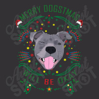 Merry Dogstmas Will Be Okay Merry Christmas, Funny Vintage Hoodie | Artistshot