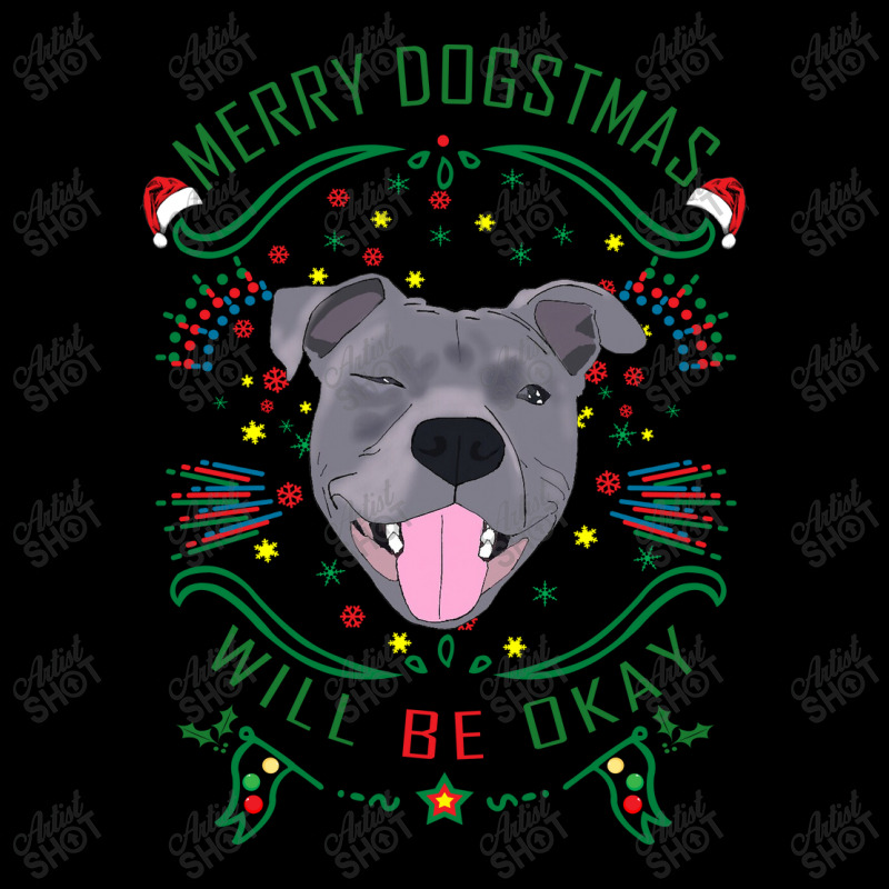 Merry Dogstmas Will Be Okay Merry Christmas, Funny Lightweight Hoodie | Artistshot