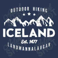 Iceland Hiking Landmannalaugar Est 1477 Men Denim Jacket | Artistshot