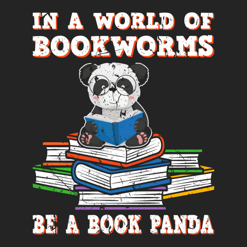 Bookworm Funny Reading Book Panda Reader Stars 3/4 Sleeve Shirt by alheklupsm | Artistshot