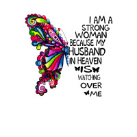 I Am A Strong Woman Because My Husband In Heaven I V-neck Tee | Artistshot