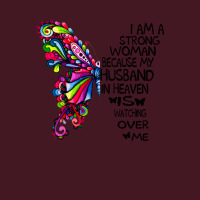 I Am A Strong Woman Because My Husband In Heaven I Unisex Hoodie | Artistshot