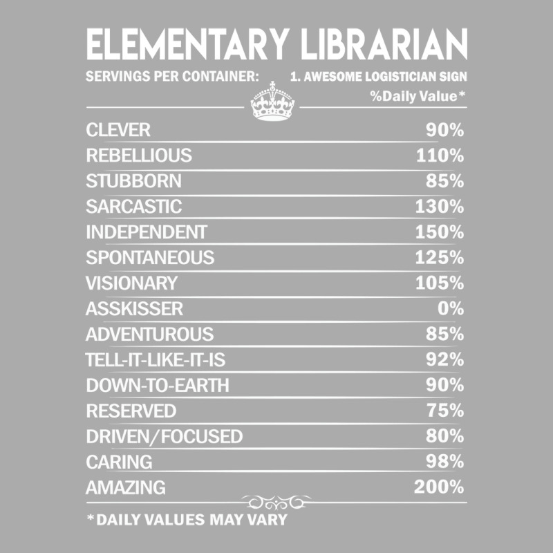 Elementary Librarian T  Elementary Librarian Facto T-shirt | Artistshot