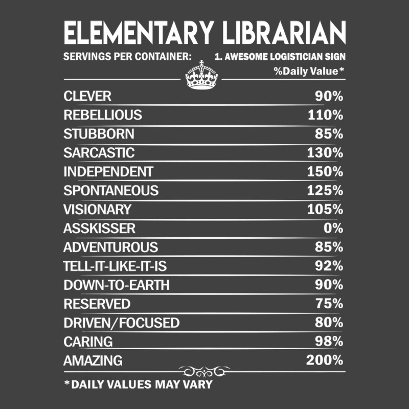 Elementary Librarian T  Elementary Librarian Facto Vintage T-shirt | Artistshot