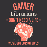 Librarian Gamer Gaming Quote Dont Need A Life Have Vintage Hoodie And Short Set | Artistshot