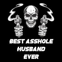 Best Asshole Husband Ever Funny Skull Husband Red Men's 3/4 Sleeve Pajama Set | Artistshot